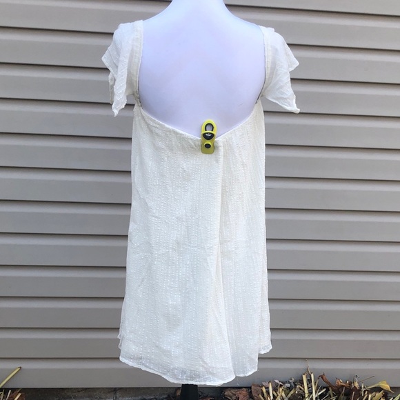 NWT O'Neill Dutch Cream Off-the-Shoulder Dress - Picture 11 of 11